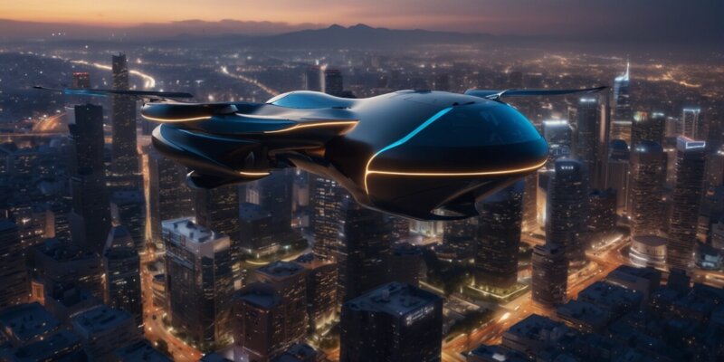 Entdecke die futuristischen Flugtaxis der Olympischen Spiele 2028
