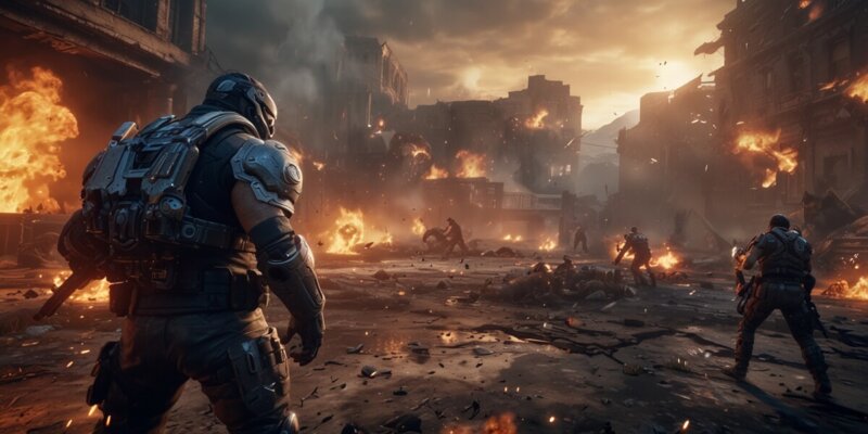 Erleben Sie Gears of War wie nie zuvor in atemberaubendem 4K