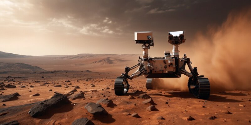 Erstaunliches Mars-Selfie: Perseverance posiert mit Sandsturm!