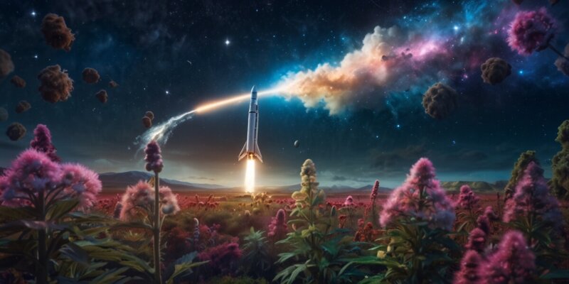 Cannabis-Samen im All: Die Zukunft der Weltraumlandwirtschaft?