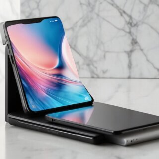 Entdecken Sie das Smartphone mit integriertem Papier-Display!