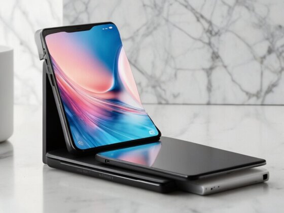 Entdecken Sie das Smartphone mit integriertem Papier-Display!