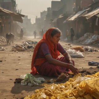 Extremhitze zwingt Indiens Müllsammler in den Kampf ums Überleben