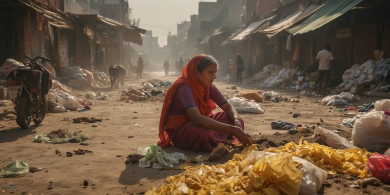 Extremhitze zwingt Indiens Müllsammler in den Kampf ums Überleben
