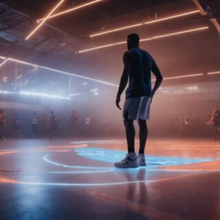 Leuchtender Sportboden: Revolutioniert diese LED-Technologie Spiele?