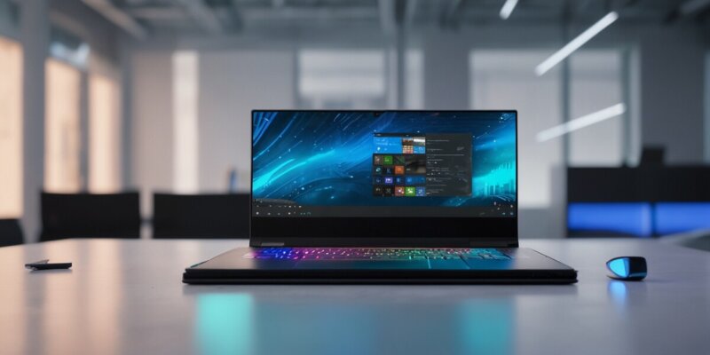 Lenovos Flex-Display: Revolutionärer Rollable-Laptop erlebt!
