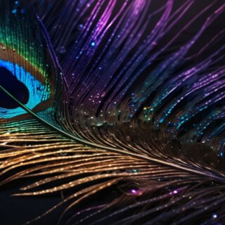 Pfauenfedern enthüllen geheime Laserkräfte dank Farbstoff!